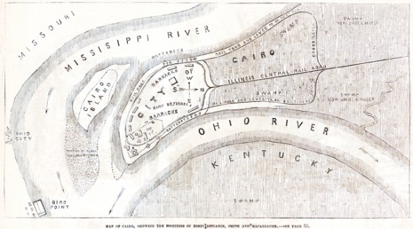 Cairo Ill Map 1861